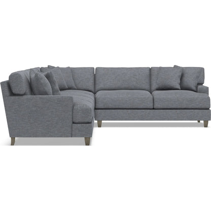 Mila 4-Piece Fabric Sectional by Bernhardt in wdf, 789 portobello. Made from unique in a unique style.
