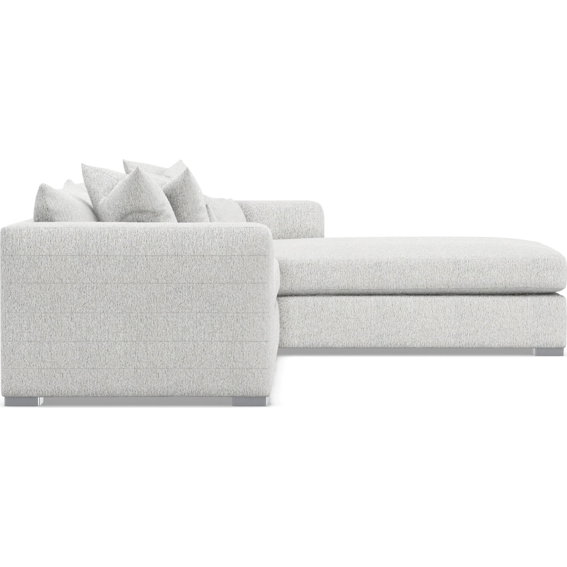 Helena 2-Piece Fabric Sectional by Bernhardt in stainless steel. Made from unique in a unique style.