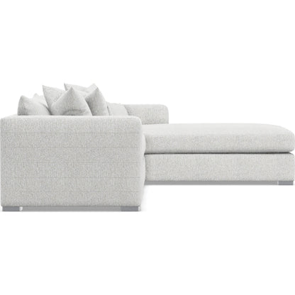 Helena 2-Piece Fabric Sectional by Bernhardt in stainless steel. Made from unique in a unique style.
