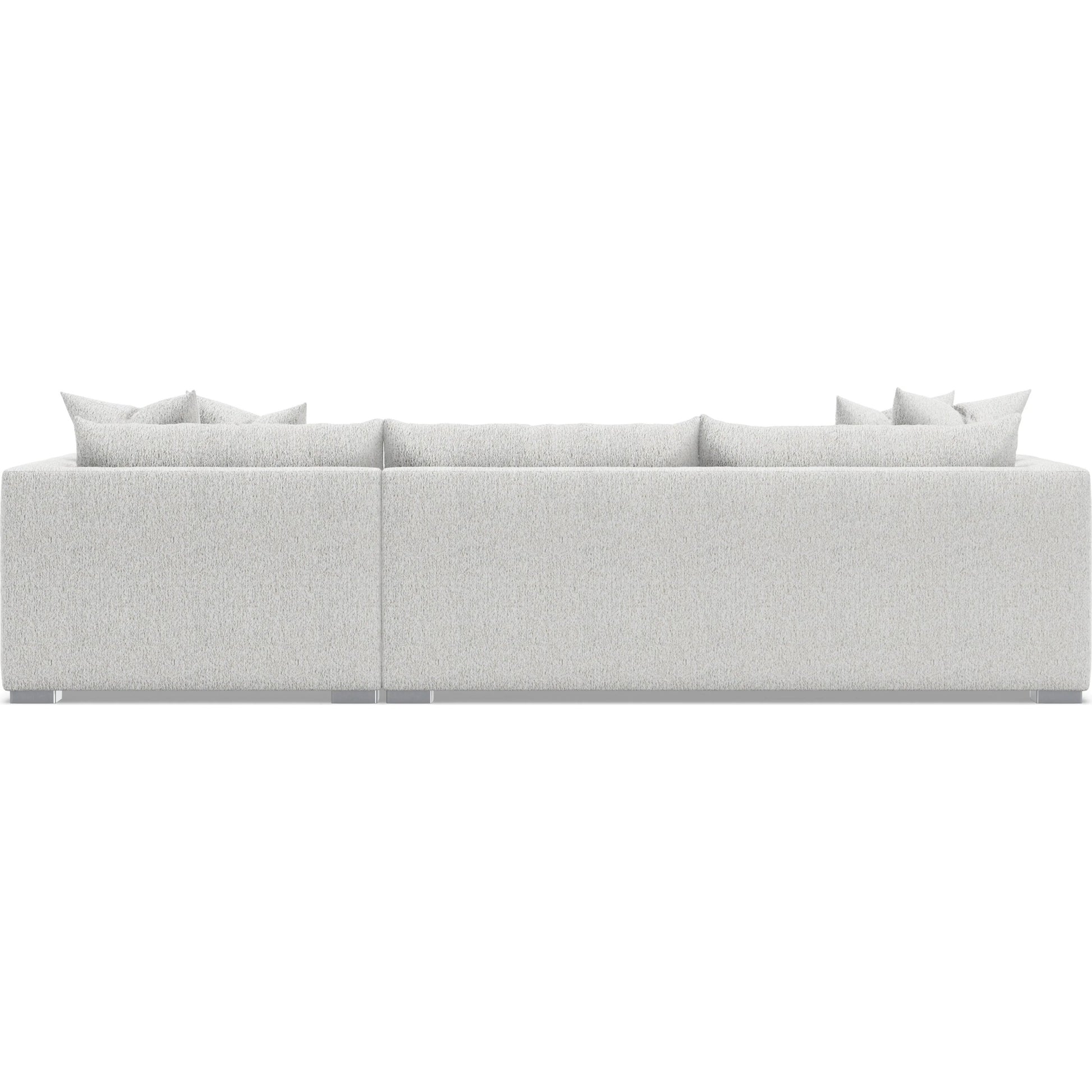 Helena 2-Piece Fabric Sectional by Bernhardt in stainless steel. Made from unique in a unique style.