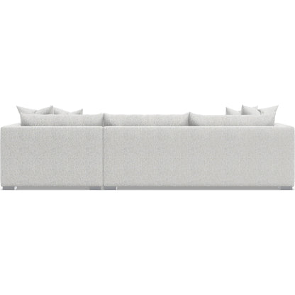 Helena 2-Piece Fabric Sectional by Bernhardt in stainless steel. Made from unique in a unique style.