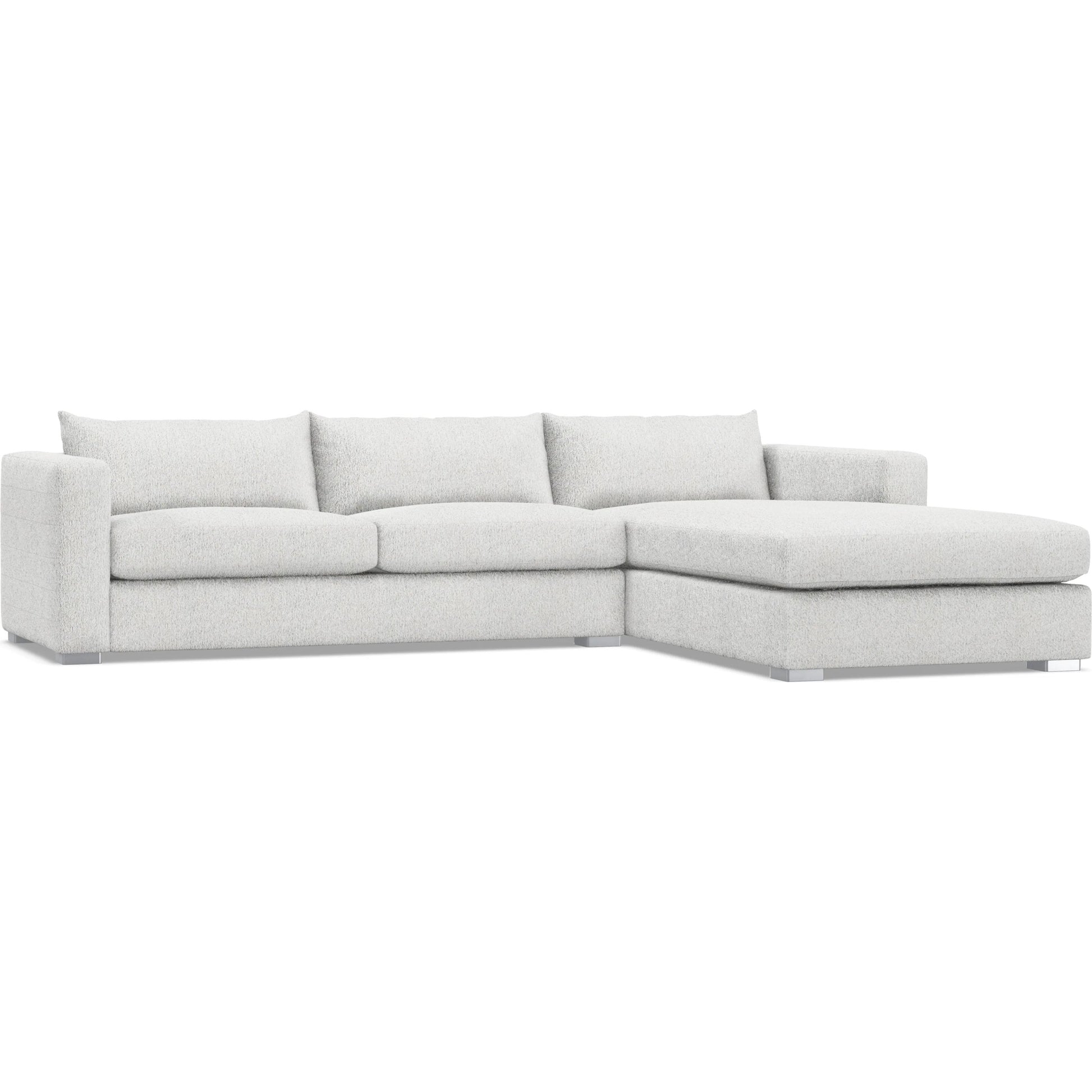 Helena 2-Piece Fabric Sectional by Bernhardt in stainless steel. Made from unique in a unique style.