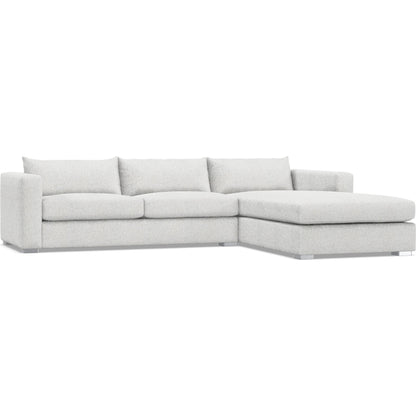 Helena 2-Piece Fabric Sectional by Bernhardt in stainless steel. Made from unique in a unique style.