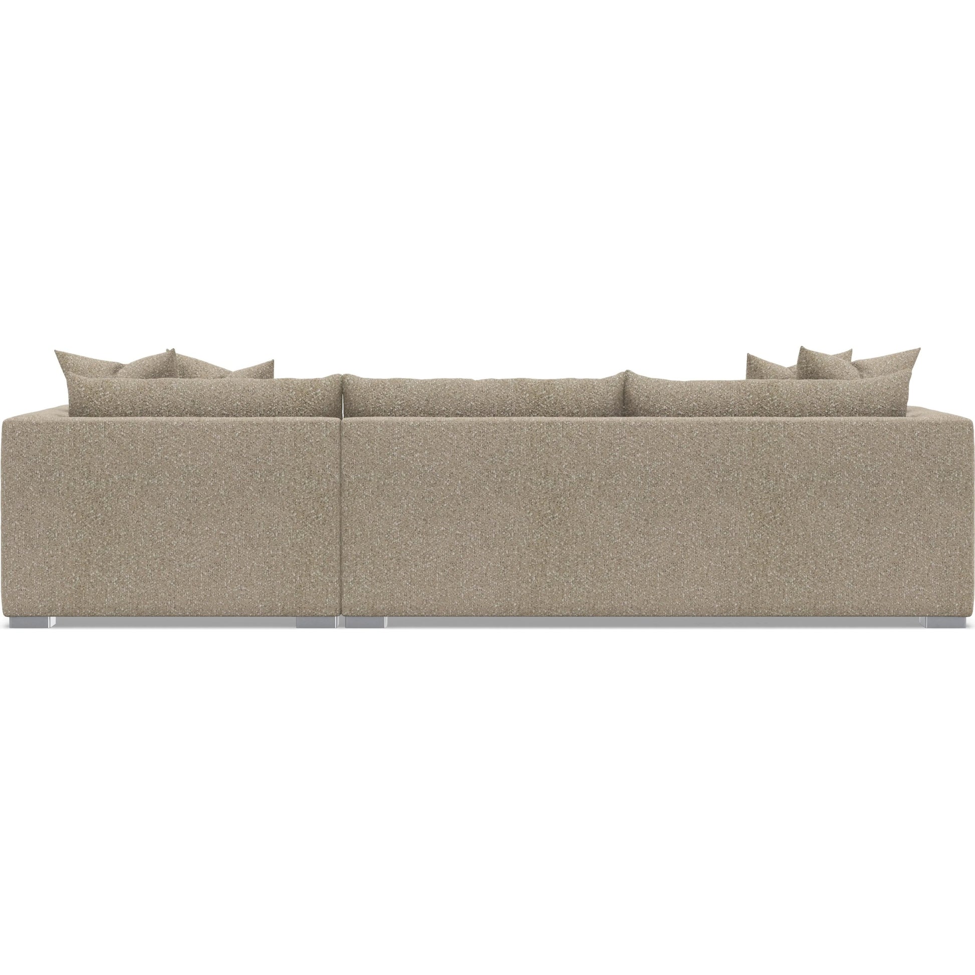 Helena 2-Piece Fabric Sectional by Bernhardt in stainless steel. Made from unique in a unique style.