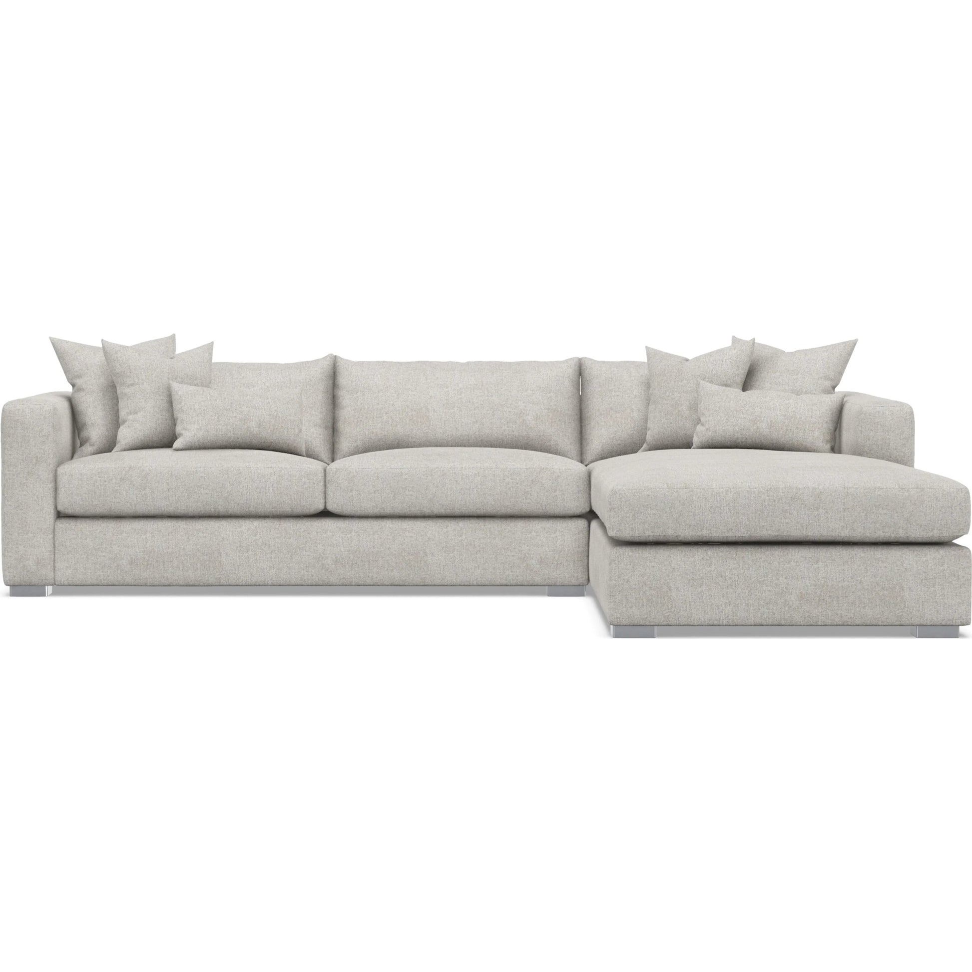 Helena 2-Piece Fabric Sectional by Bernhardt in stainless steel. Made from unique in a unique style.