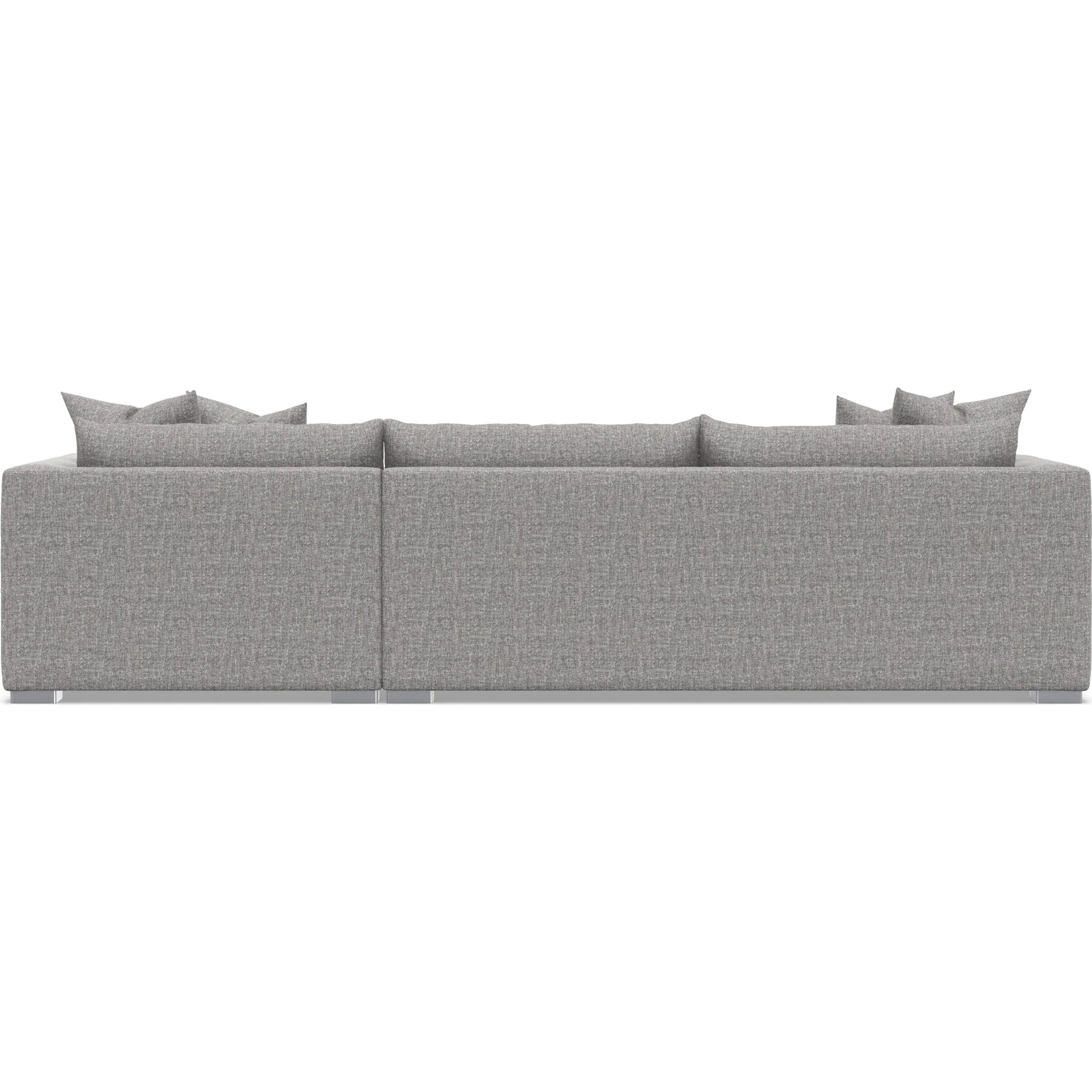 Helena 2-Piece Fabric Sectional by Bernhardt in stainless steel. Made from unique in a unique style.