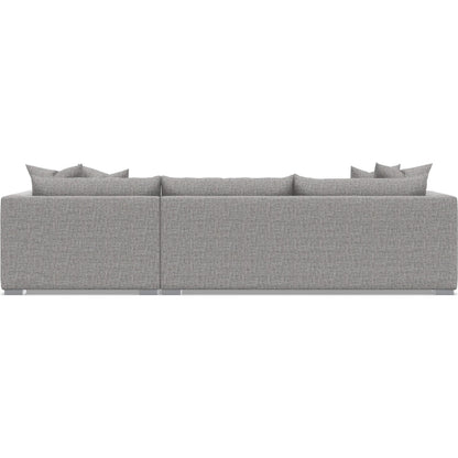 Helena 2-Piece Fabric Sectional by Bernhardt in stainless steel. Made from unique in a unique style.