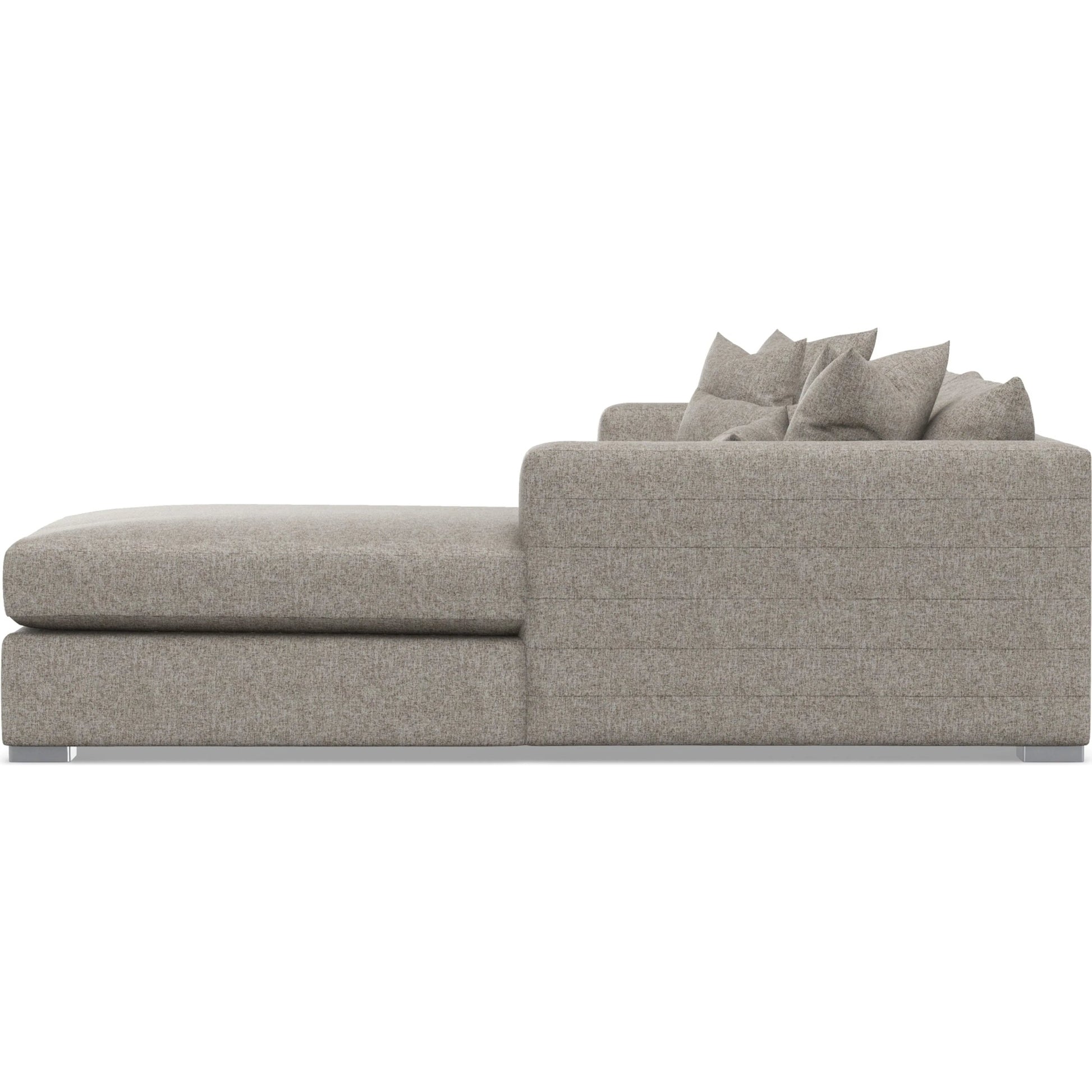 Helena 2-Piece Fabric Sectional by Bernhardt in stainless steel. Made from unique in a unique style.