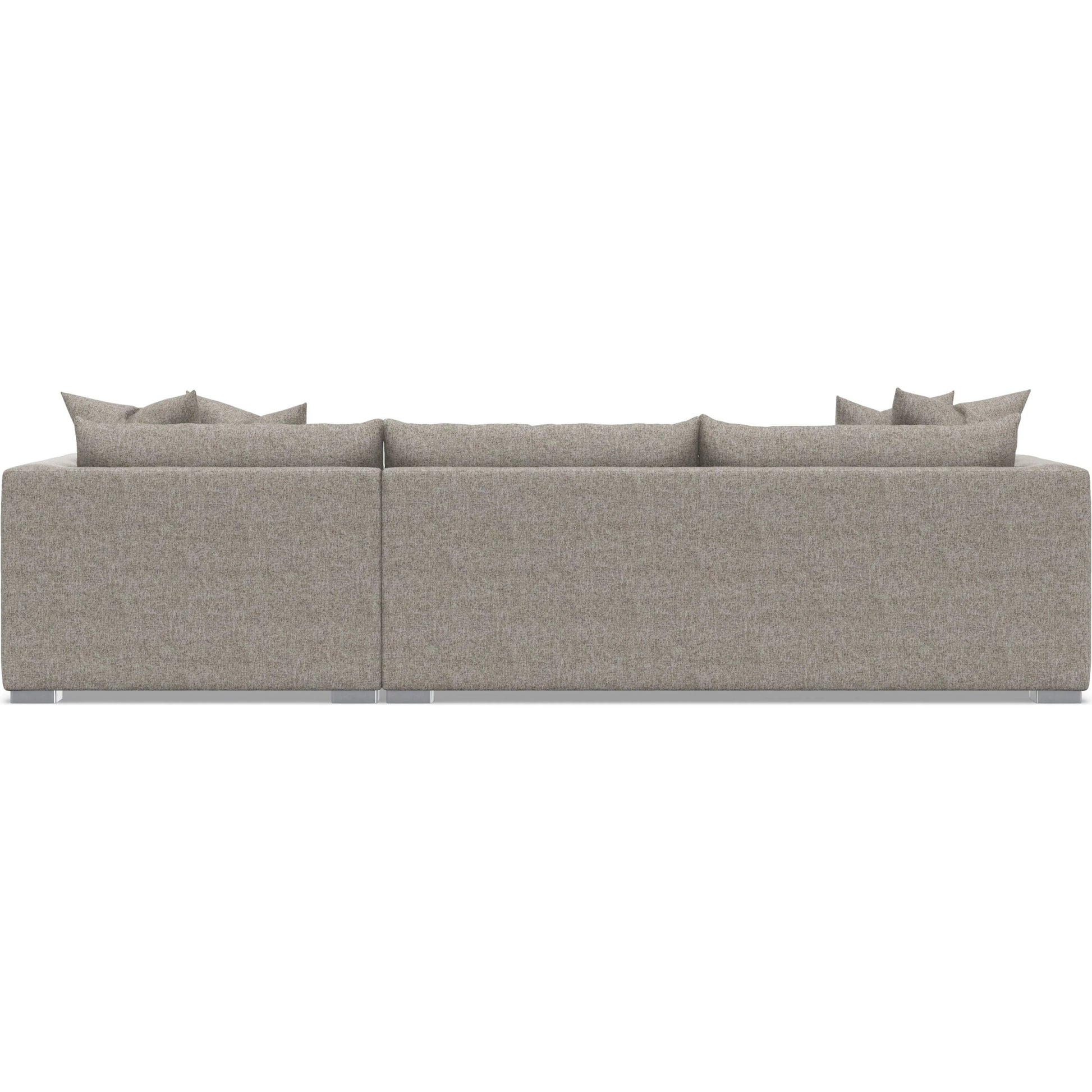 Helena 2-Piece Fabric Sectional by Bernhardt in stainless steel. Made from unique in a unique style.