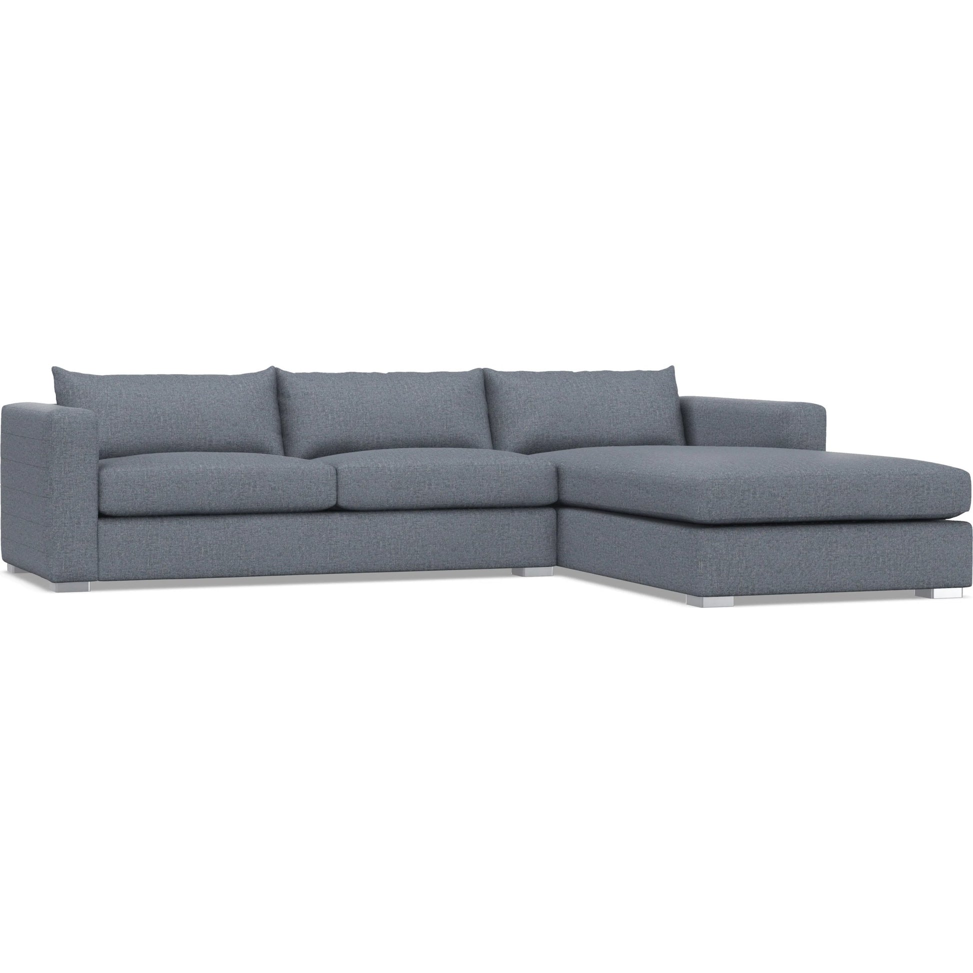 Helena 2-Piece Fabric Sectional by Bernhardt in stainless steel. Made from unique in a unique style.