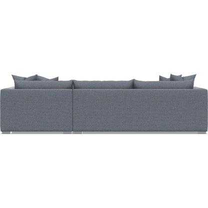 Helena 2-Piece Fabric Sectional by Bernhardt in stainless steel. Made from unique in a unique style.