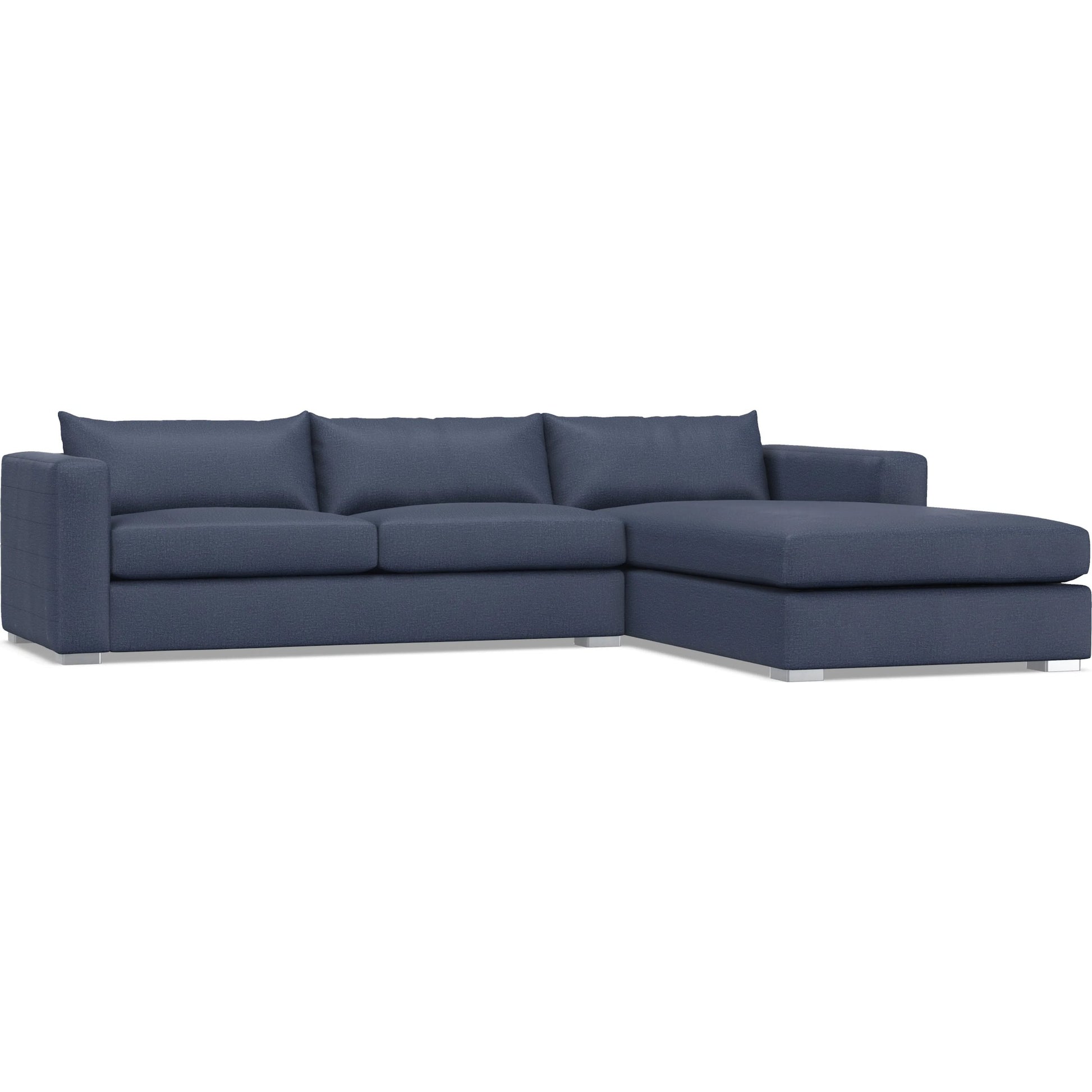 Helena 2-Piece Fabric Sectional by Bernhardt in stainless steel. Made from unique in a unique style.