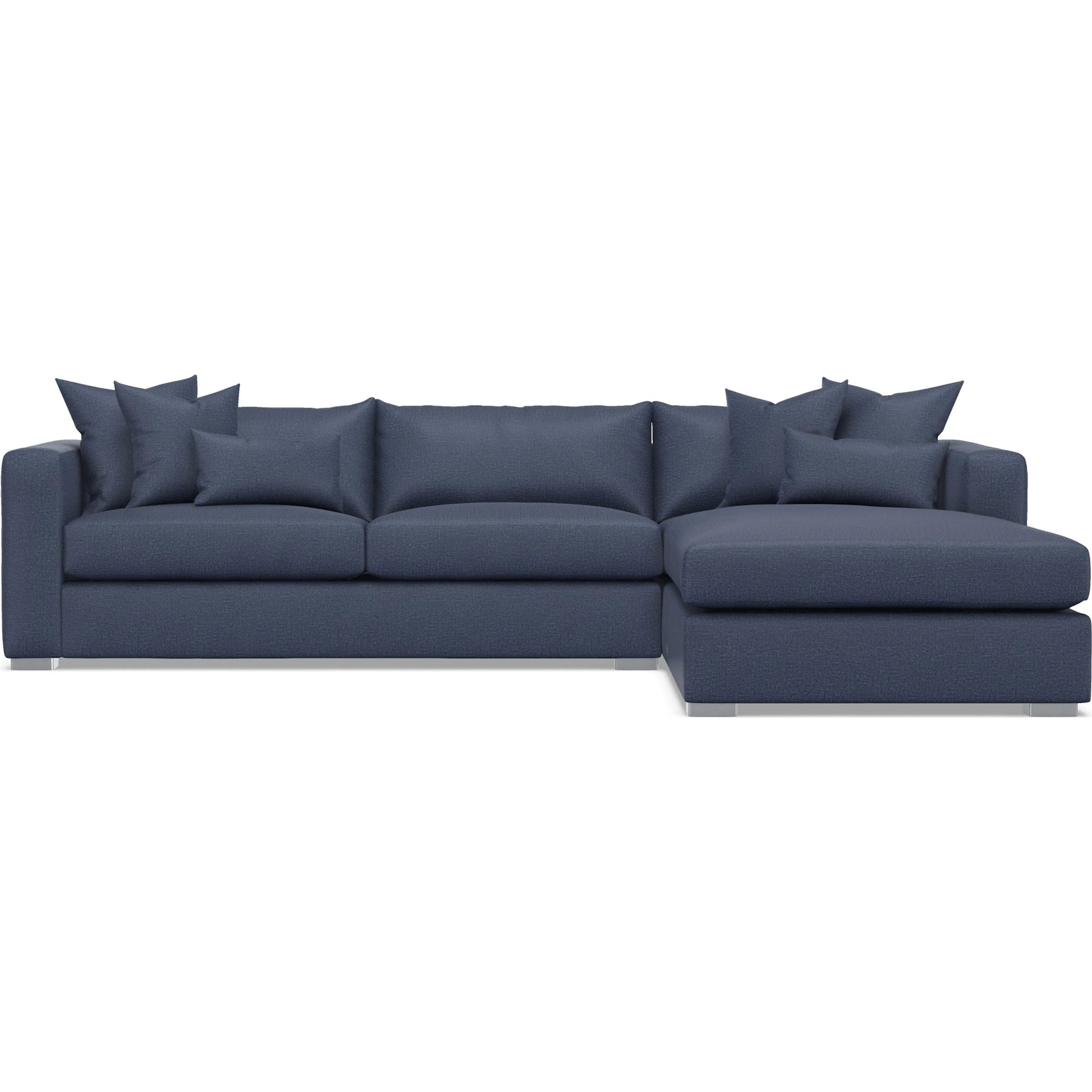 Helena 2-Piece Fabric Sectional by Bernhardt in stainless steel. Made from unique in a unique style.