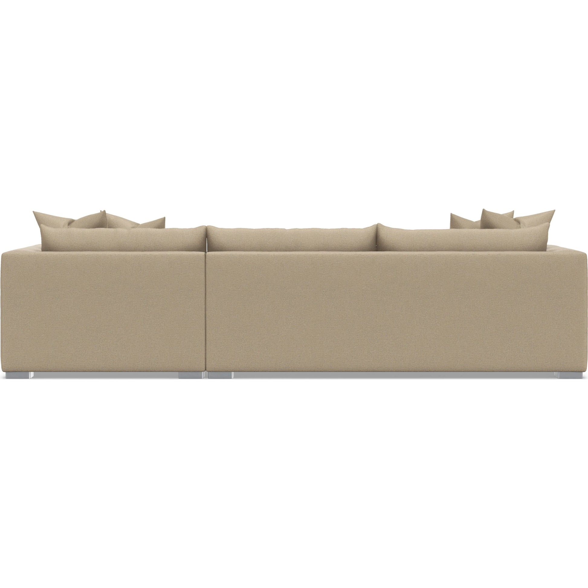 Helena 2-Piece Fabric Sectional by Bernhardt in stainless steel. Made from unique in a unique style.