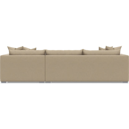 Helena 2-Piece Fabric Sectional by Bernhardt in stainless steel. Made from unique in a unique style.