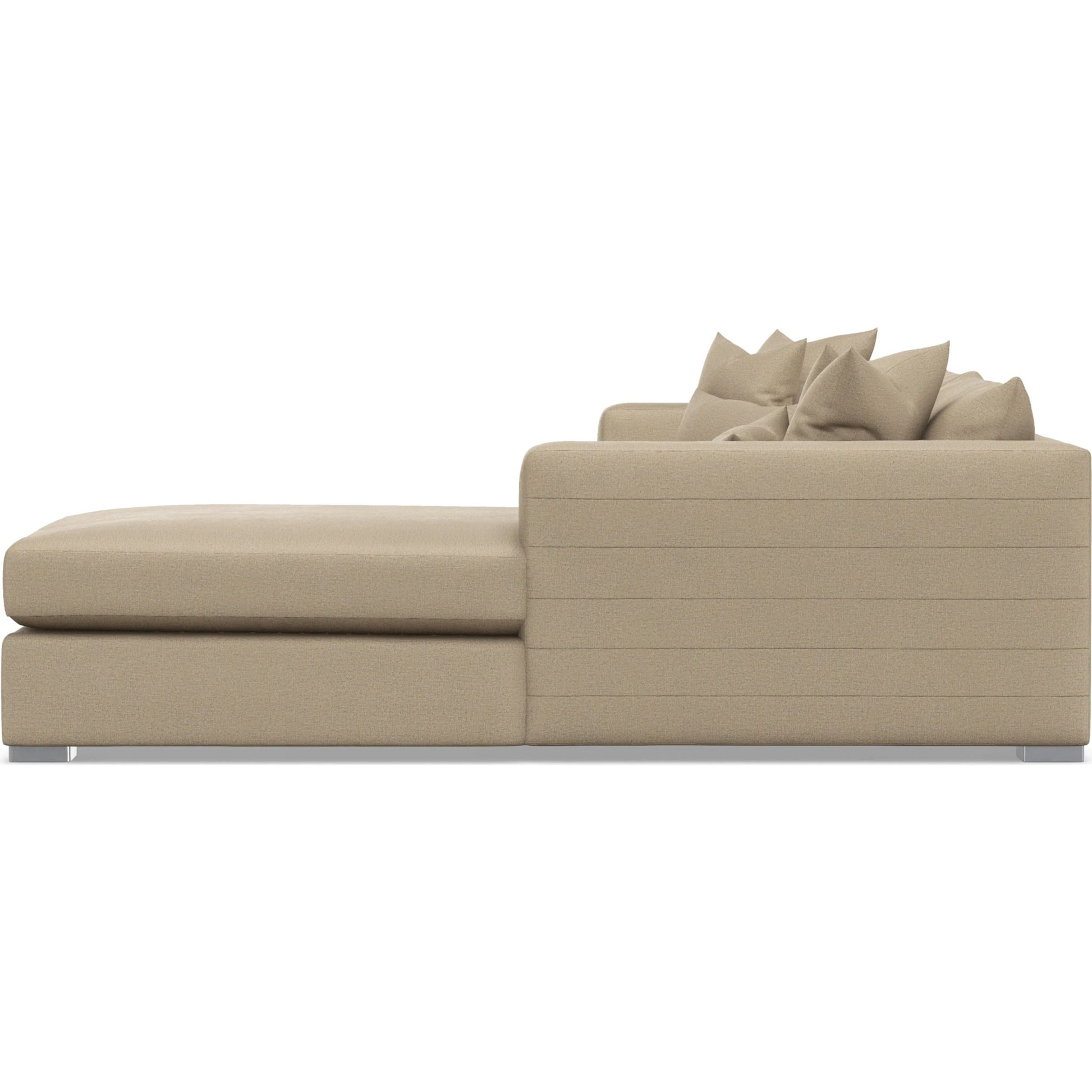 Helena 2-Piece Fabric Sectional by Bernhardt in stainless steel. Made from unique in a unique style.