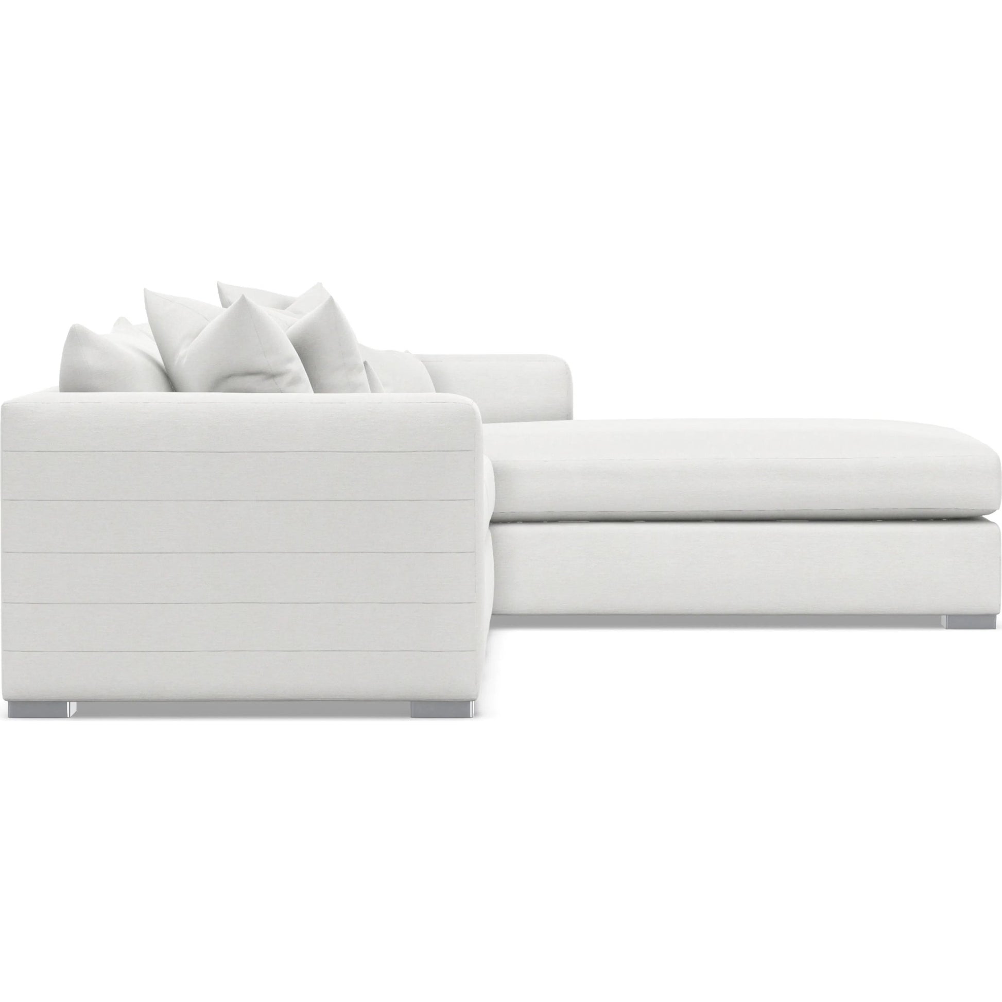 Helena 2-Piece Fabric Sectional by Bernhardt in stainless steel. Made from unique in a unique style.