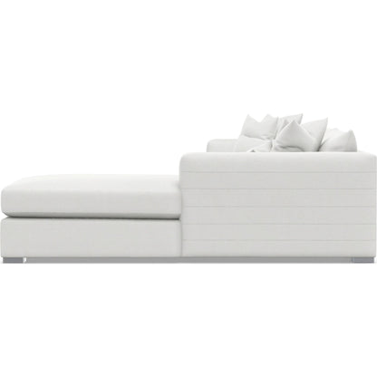 Helena 2-Piece Fabric Sectional by Bernhardt in stainless steel. Made from unique in a unique style.