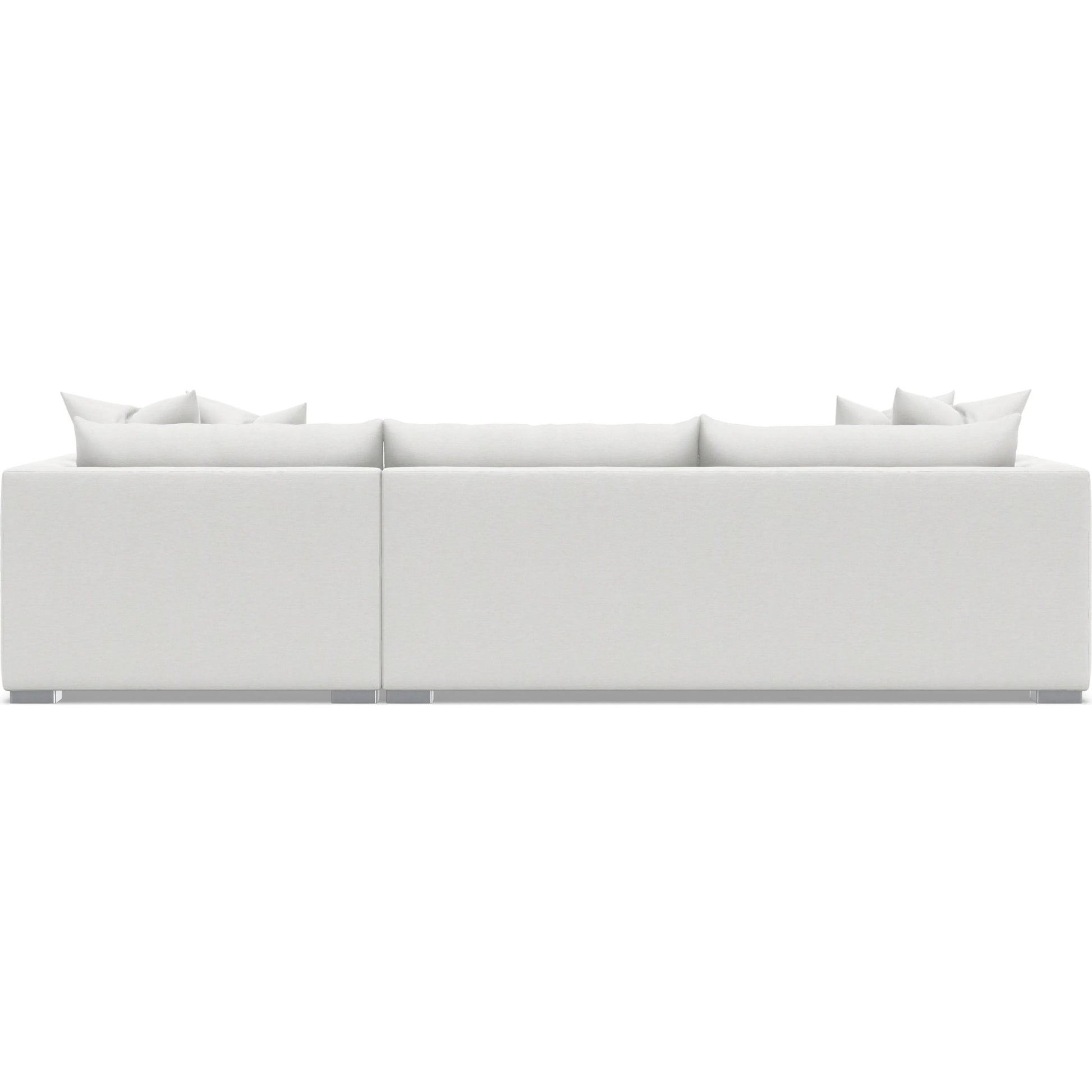 Helena 2-Piece Fabric Sectional by Bernhardt in stainless steel. Made from unique in a unique style.