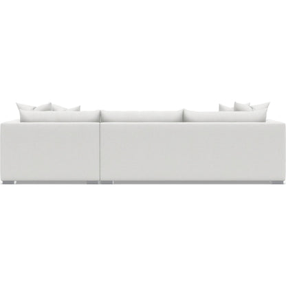 Helena 2-Piece Fabric Sectional by Bernhardt in stainless steel. Made from unique in a unique style.