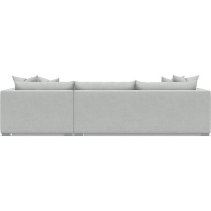 Helena 2-Piece Fabric Sectional by Bernhardt in stainless steel. Made from unique in a unique style.
