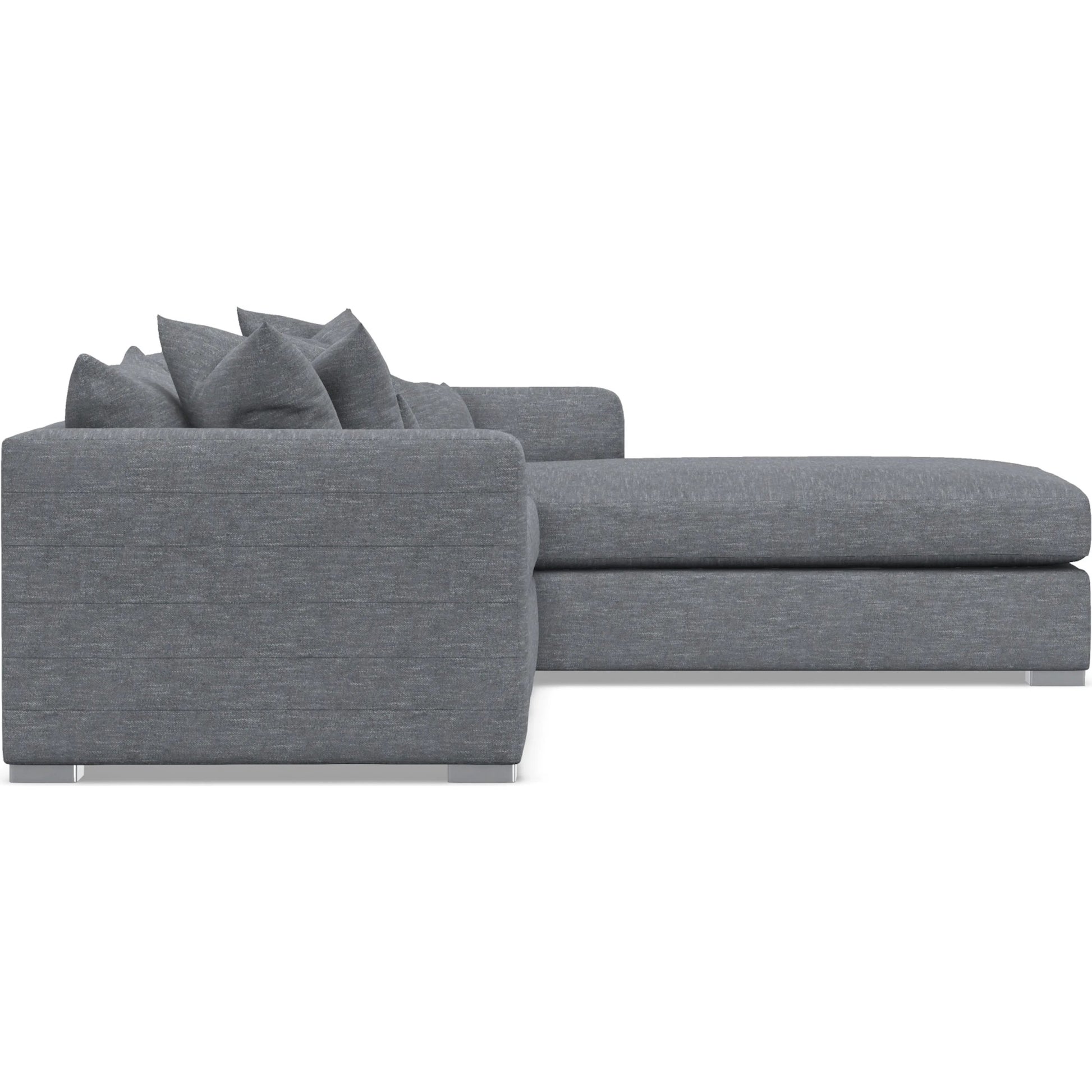 Helena 2-Piece Fabric Sectional by Bernhardt in stainless steel. Made from unique in a unique style.