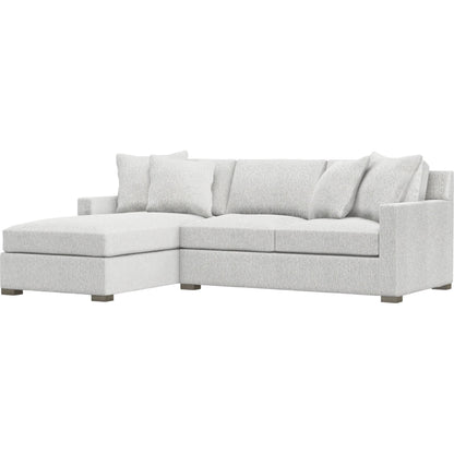 Kelsey 2-Piece Fabric Sectional by Bernhardt in wdf, 789 portobello. Made from unique in a unique style.