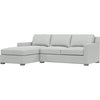 Light Grey Chenille / Left Hand Facing