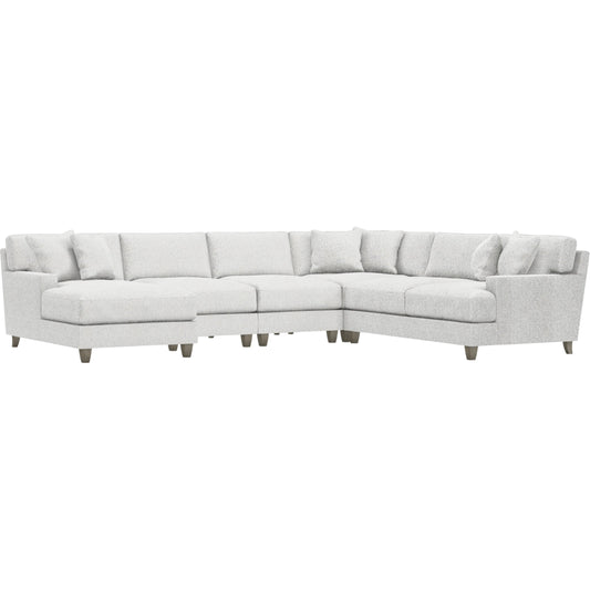 000 SI-2634504 | Primary Silo | Mila 5-Piece Fabric Sectional by Bernhardt in wdf, 789 portobello. Made from unique in a unique style.