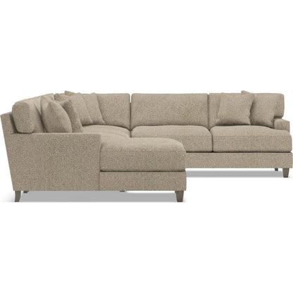 Mila 5-Piece Fabric Sectional by Bernhardt in wdf, 789 portobello. Made from unique in a unique style.