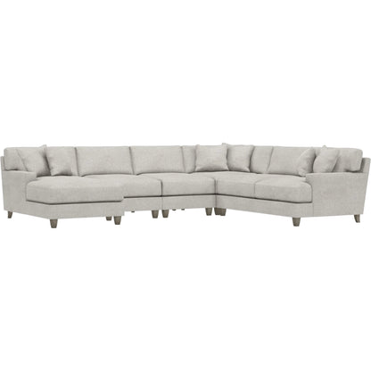 Mila 5-Piece Fabric Sectional by Bernhardt in wdf, 789 portobello. Made from unique in a unique style.