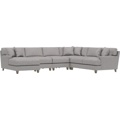 Mila 5-Piece Fabric Sectional by Bernhardt in wdf, 789 portobello. Made from unique in a unique style.