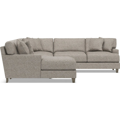 Mila 5-Piece Fabric Sectional by Bernhardt in wdf, 789 portobello. Made from unique in a unique style.