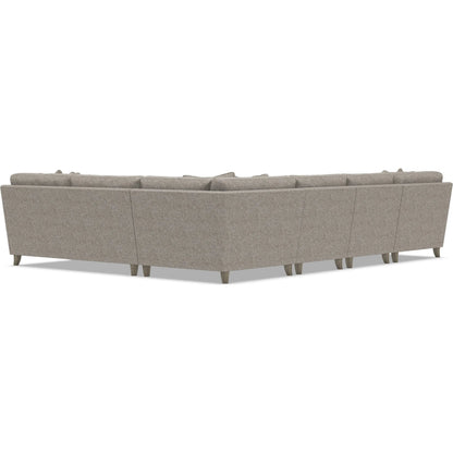 Mila 5-Piece Fabric Sectional by Bernhardt in wdf, 789 portobello. Made from unique in a unique style.