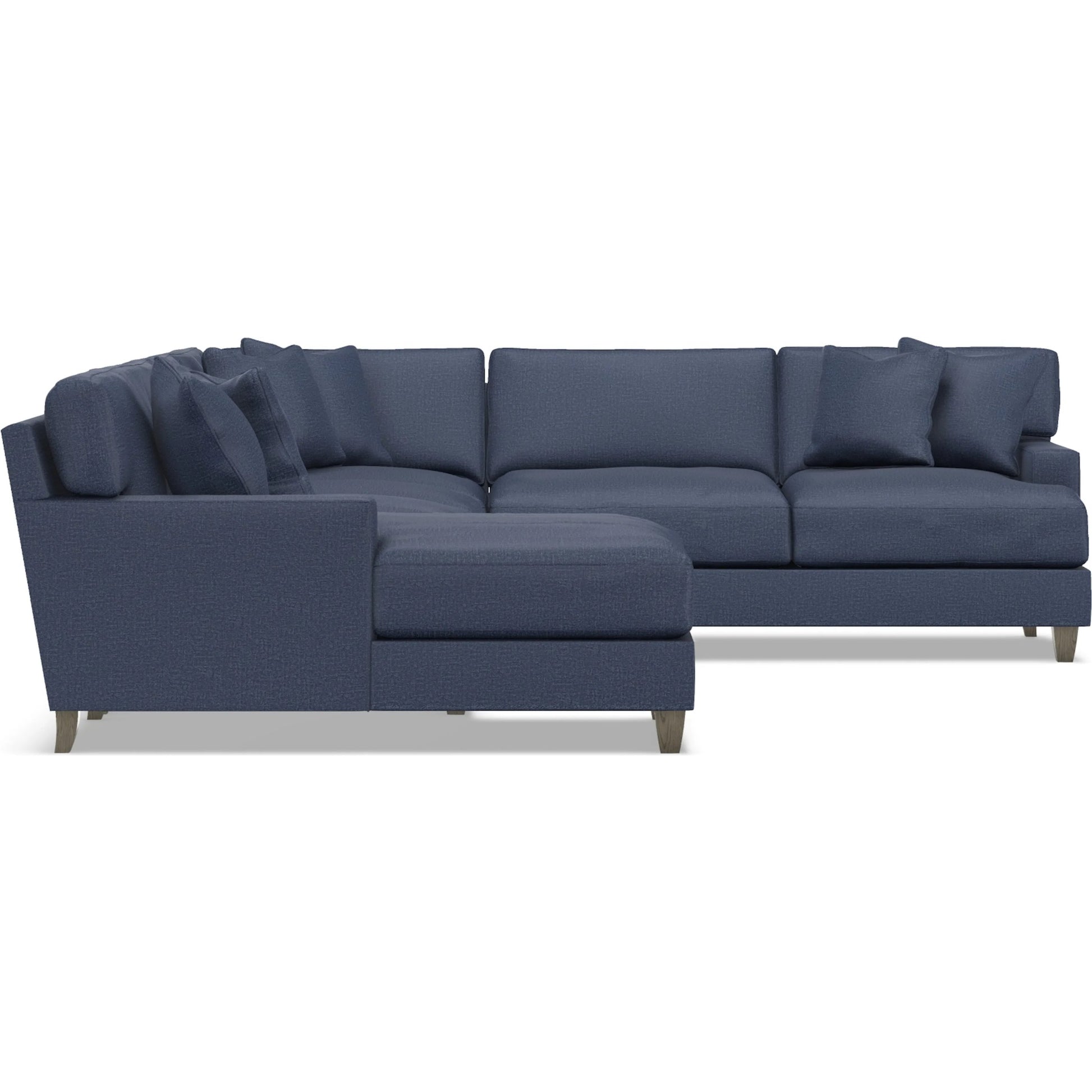 Mila 5-Piece Fabric Sectional by Bernhardt in wdf, 789 portobello. Made from unique in a unique style.