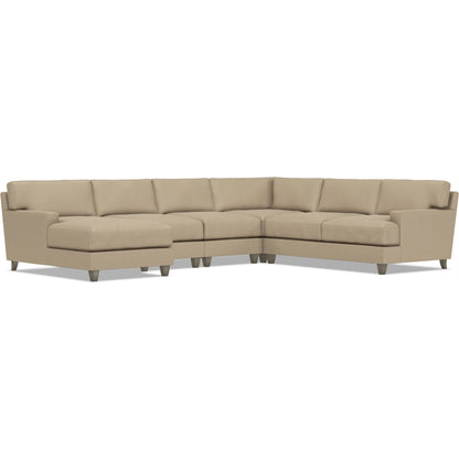 Mila 5-Piece Fabric Sectional by Bernhardt in wdf, 789 portobello. Made from unique in a unique style.