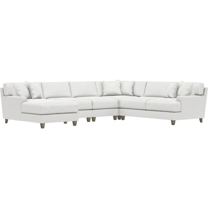Mila 5-Piece Fabric Sectional by Bernhardt in wdf, 789 portobello. Made from unique in a unique style.