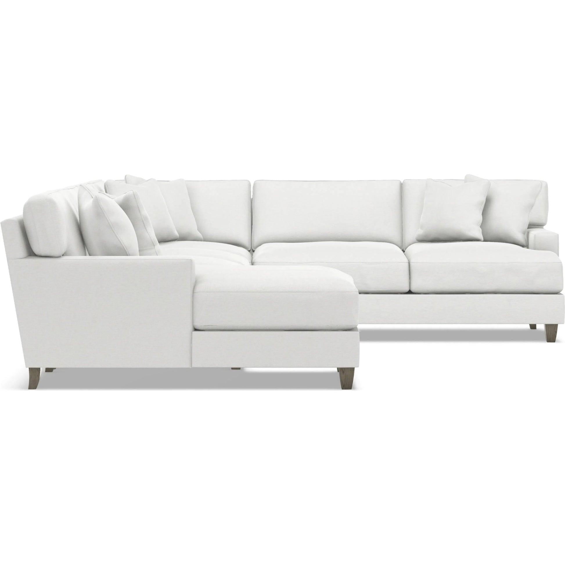 Mila 5-Piece Fabric Sectional by Bernhardt in wdf, 789 portobello. Made from unique in a unique style.