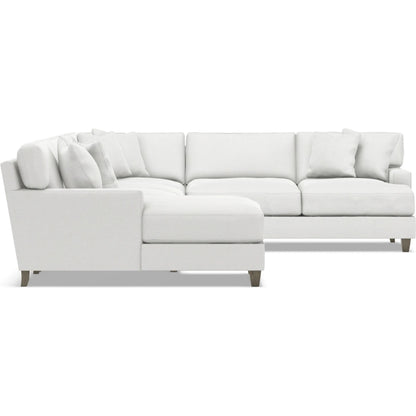 Mila 5-Piece Fabric Sectional by Bernhardt in wdf, 789 portobello. Made from unique in a unique style.