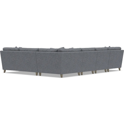 Mila 5-Piece Fabric Sectional by Bernhardt in wdf, 789 portobello. Made from unique in a unique style.