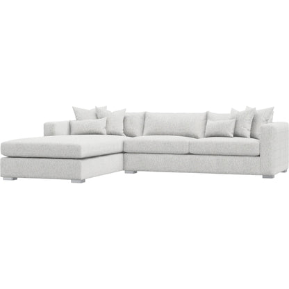Helena 2-Piece Fabric Sectional by Bernhardt in stainless steel. Made from unique in a unique style.