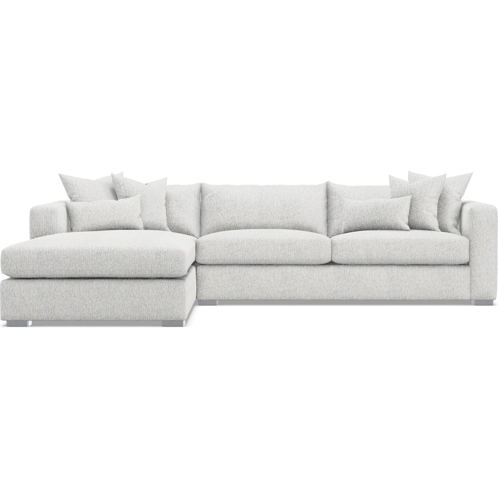 Helena 2-Piece Fabric Sectional by Bernhardt in stainless steel. Made from unique in a unique style.