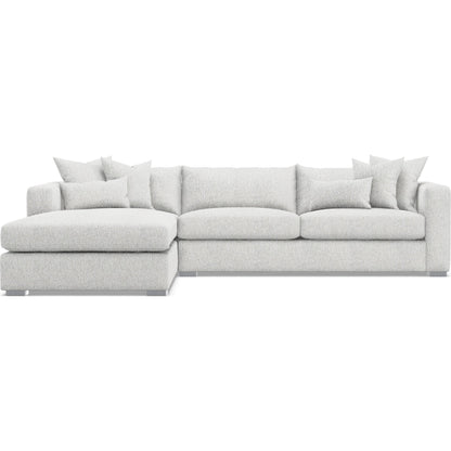 Helena 2-Piece Fabric Sectional by Bernhardt in stainless steel. Made from unique in a unique style.