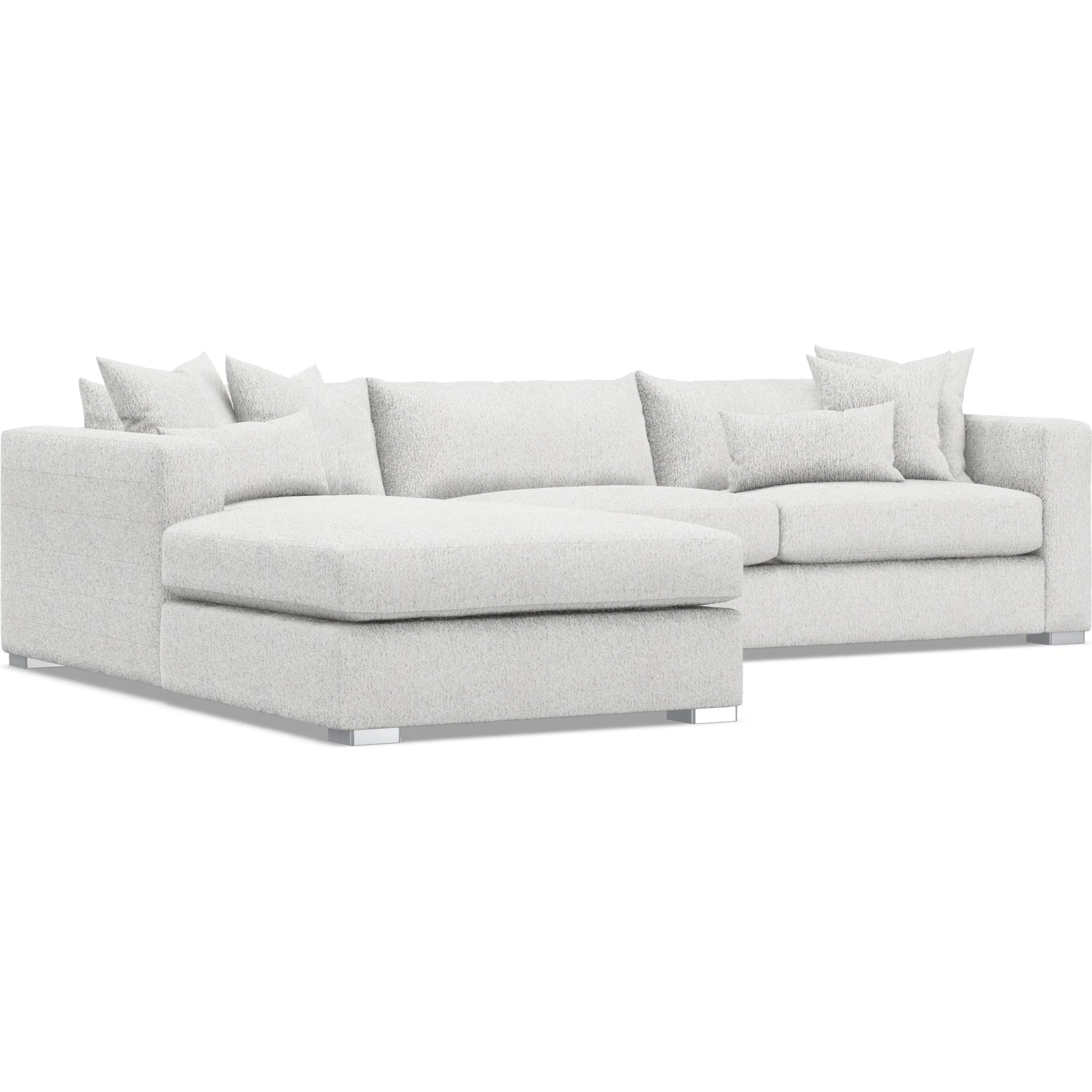Helena 2-Piece Fabric Sectional by Bernhardt in stainless steel. Made from unique in a unique style.