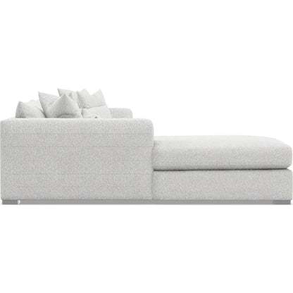 Helena 2-Piece Fabric Sectional by Bernhardt in stainless steel. Made from unique in a unique style.