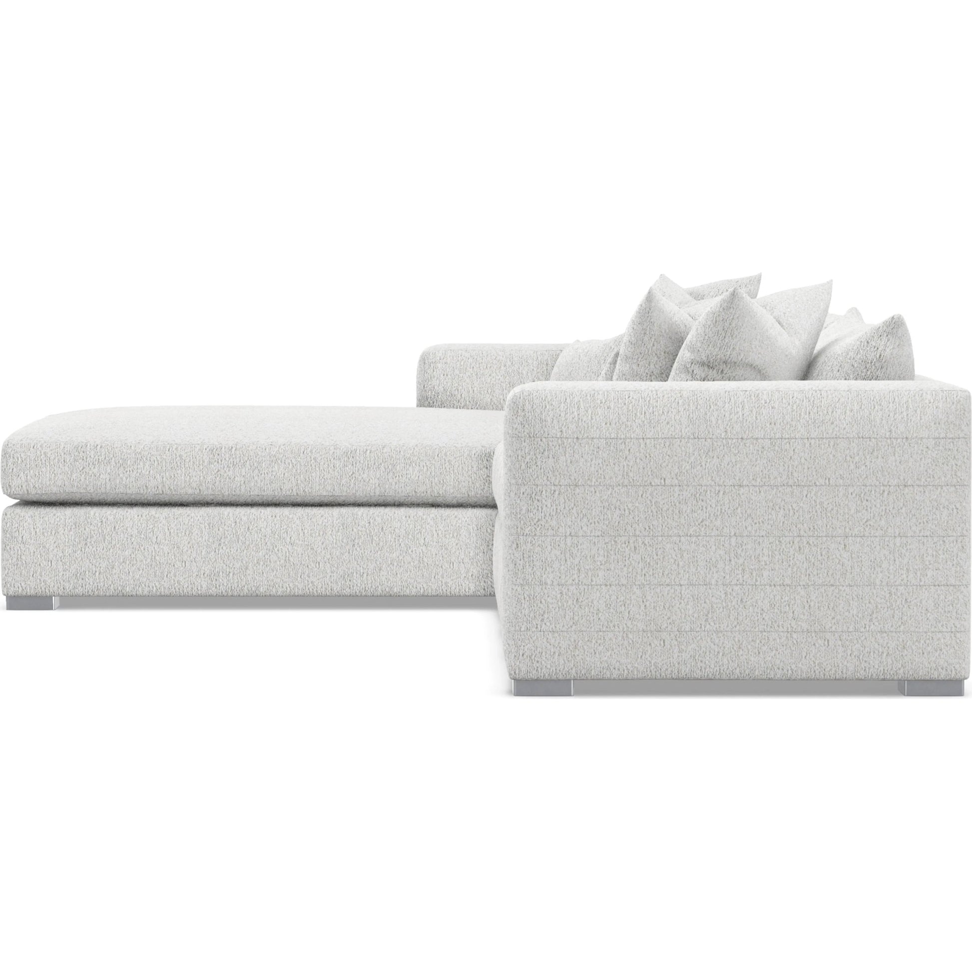 Helena 2-Piece Fabric Sectional by Bernhardt in stainless steel. Made from unique in a unique style.