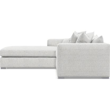 Helena 2-Piece Fabric Sectional by Bernhardt in stainless steel. Made from unique in a unique style.