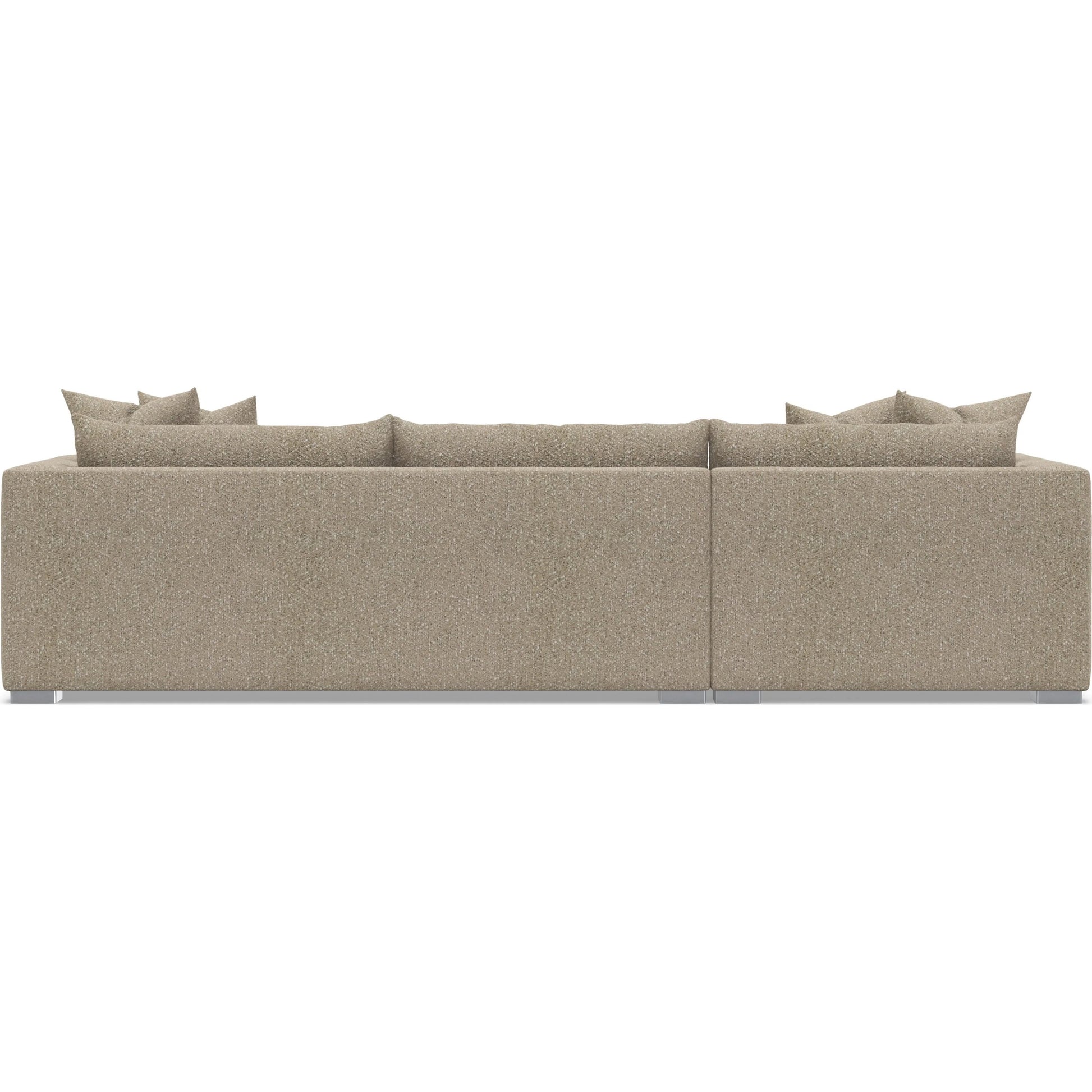Helena 2-Piece Fabric Sectional by Bernhardt in stainless steel. Made from unique in a unique style.