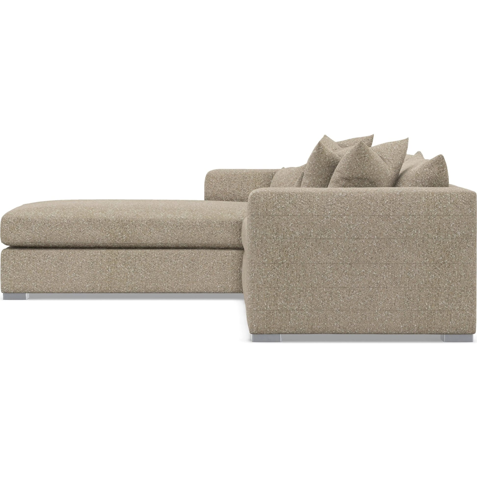 Helena 2-Piece Fabric Sectional by Bernhardt in stainless steel. Made from unique in a unique style.