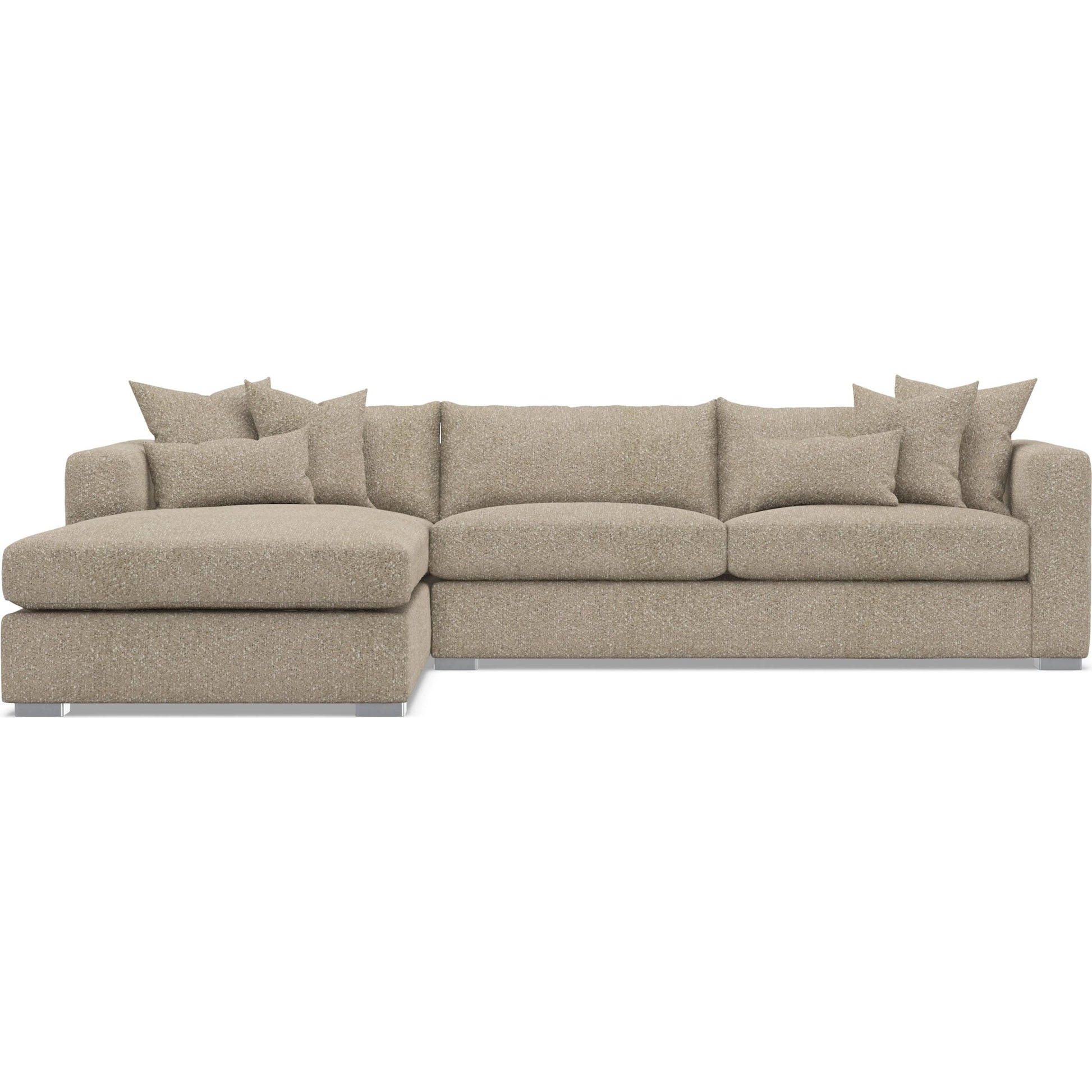 Helena 2-Piece Fabric Sectional by Bernhardt in stainless steel. Made from unique in a unique style.